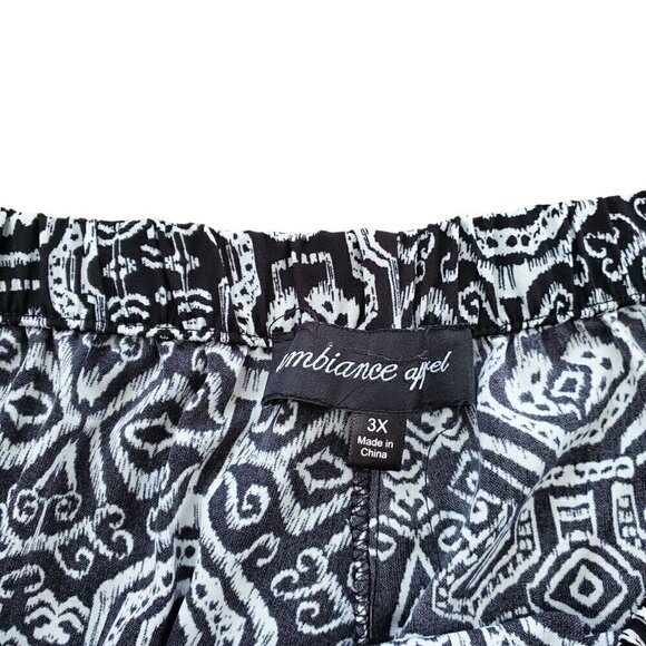 BLACK/WHITE SHORTS SIZE 3X - Picture 4 of 6